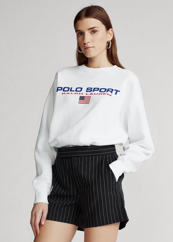 Polo Ralph Lauren Polo Sport Fleece Sweatshirt Dame Danmark (TNLFY3289)